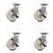 Service Caster 8 Inch Nylon Swivel Caster Set with Roller Bearings and Brakes SCC-30CS820-NYR-TLB-4 - alternate 1